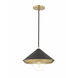 Marnie 1 Light 12 inch Aged Brass Pendant Ceiling Light