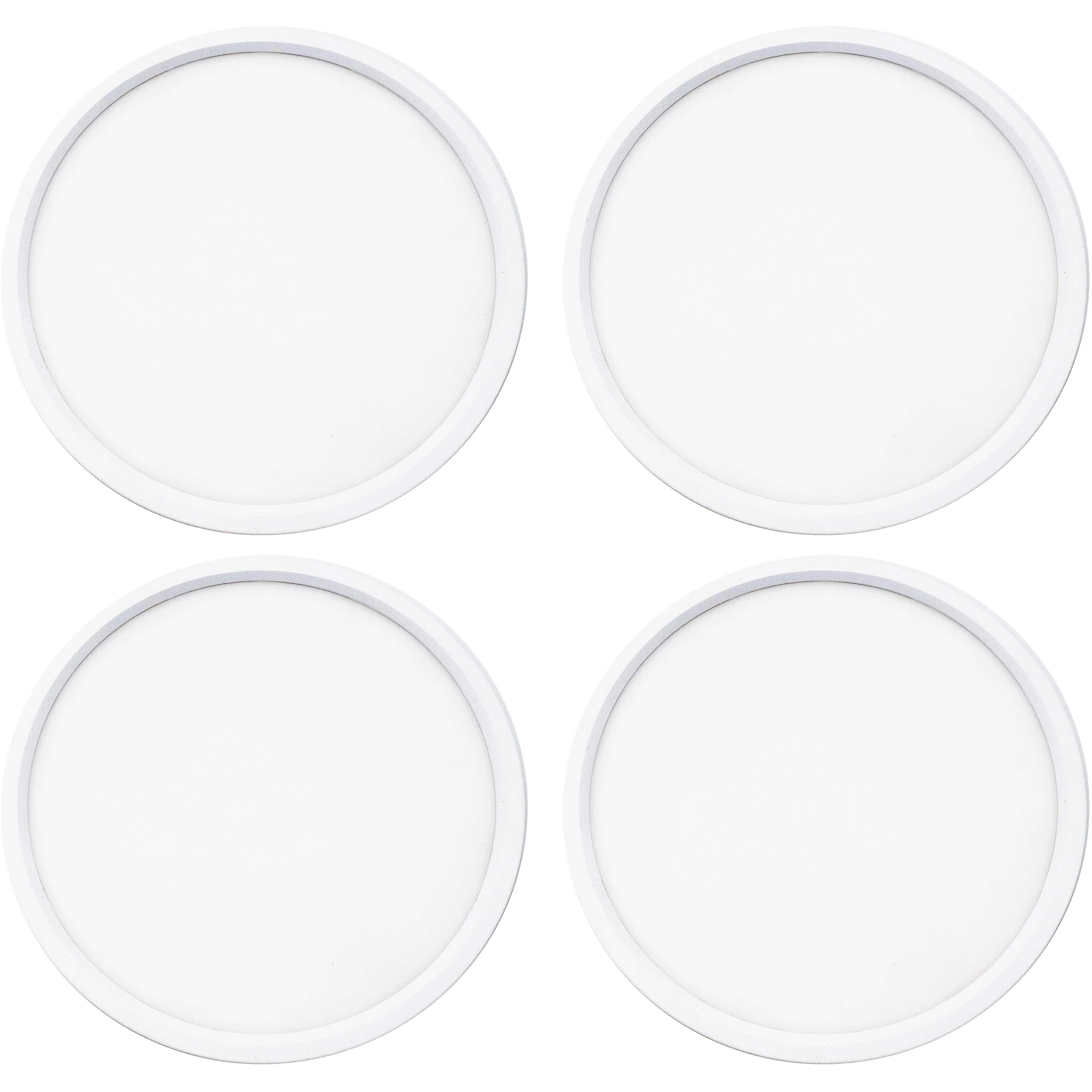 Anthony 120 LED 7 inch White Disk Light, Pack of 4