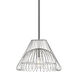 Katie 1 Light 13 inch Polished Nickel Pendant Ceiling Light