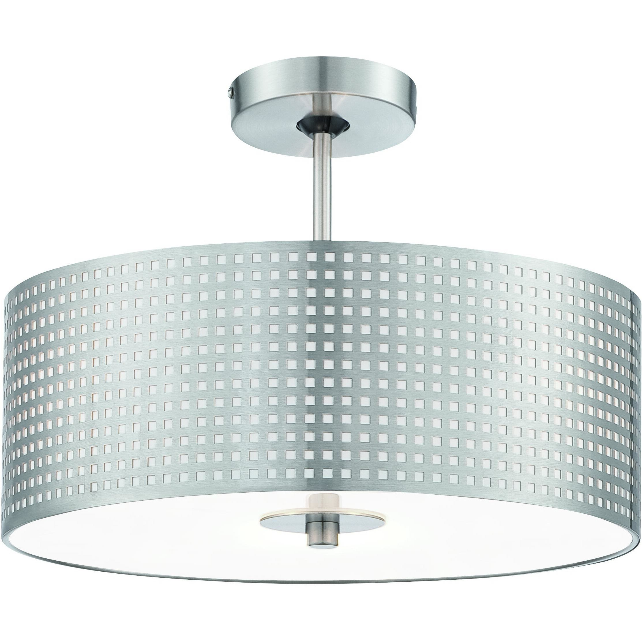 Grid 3 Light 16.00 inch Semi-Flush Mount