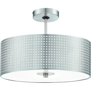 Grid 3 Light 16.00 inch Semi-Flush Mount
