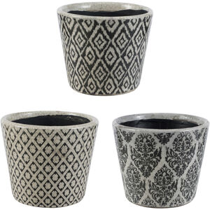 Naturespire Blue Outdoor Planter, Set of 3