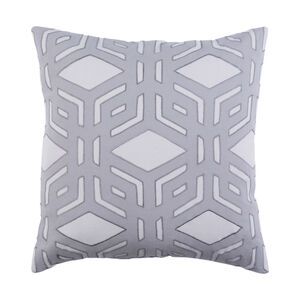 Millbrook 22 X 22 inch Light Gray and Medium Gray Pillow