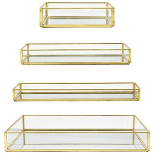 Anita Clear/Gold Tray