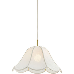 Dara 1 Light 22 inch Aged Brass Pendant Ceiling Light