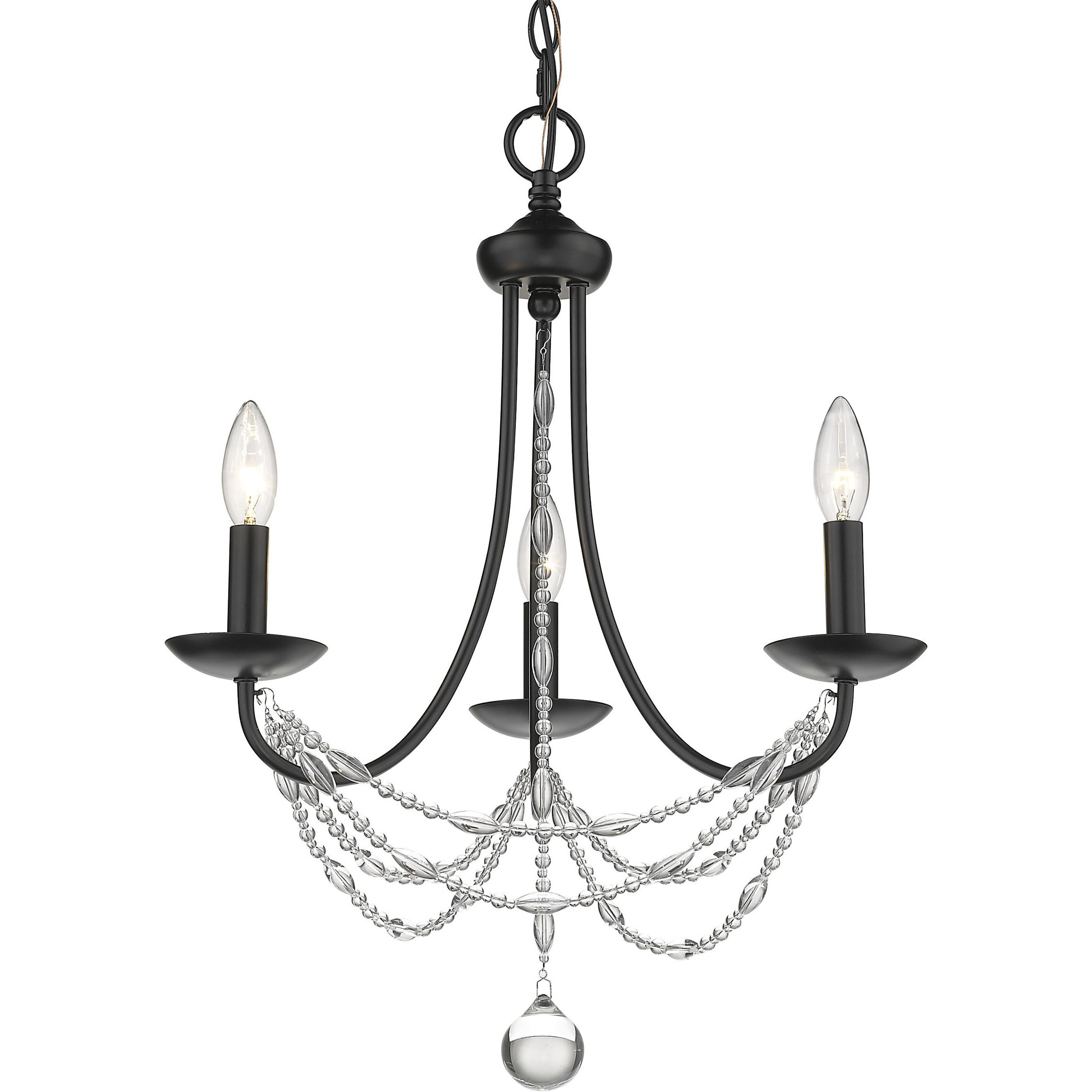 Mirabella 3 Light 18.00 inch Chandelier