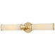 Zinnia 2 Light 4.75 inch Aged Brass ADA Wall Sconce Wall Light