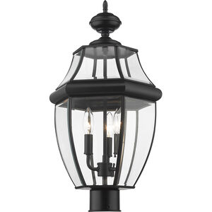 Westover 3 Light 20.25 inch Black Outdoor Post Mount Fixture