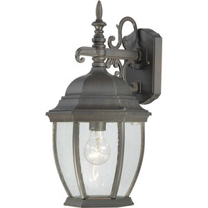 Covington 1 Light 18 inch Painted Bronze with Clear Outdoor Wall Sconce