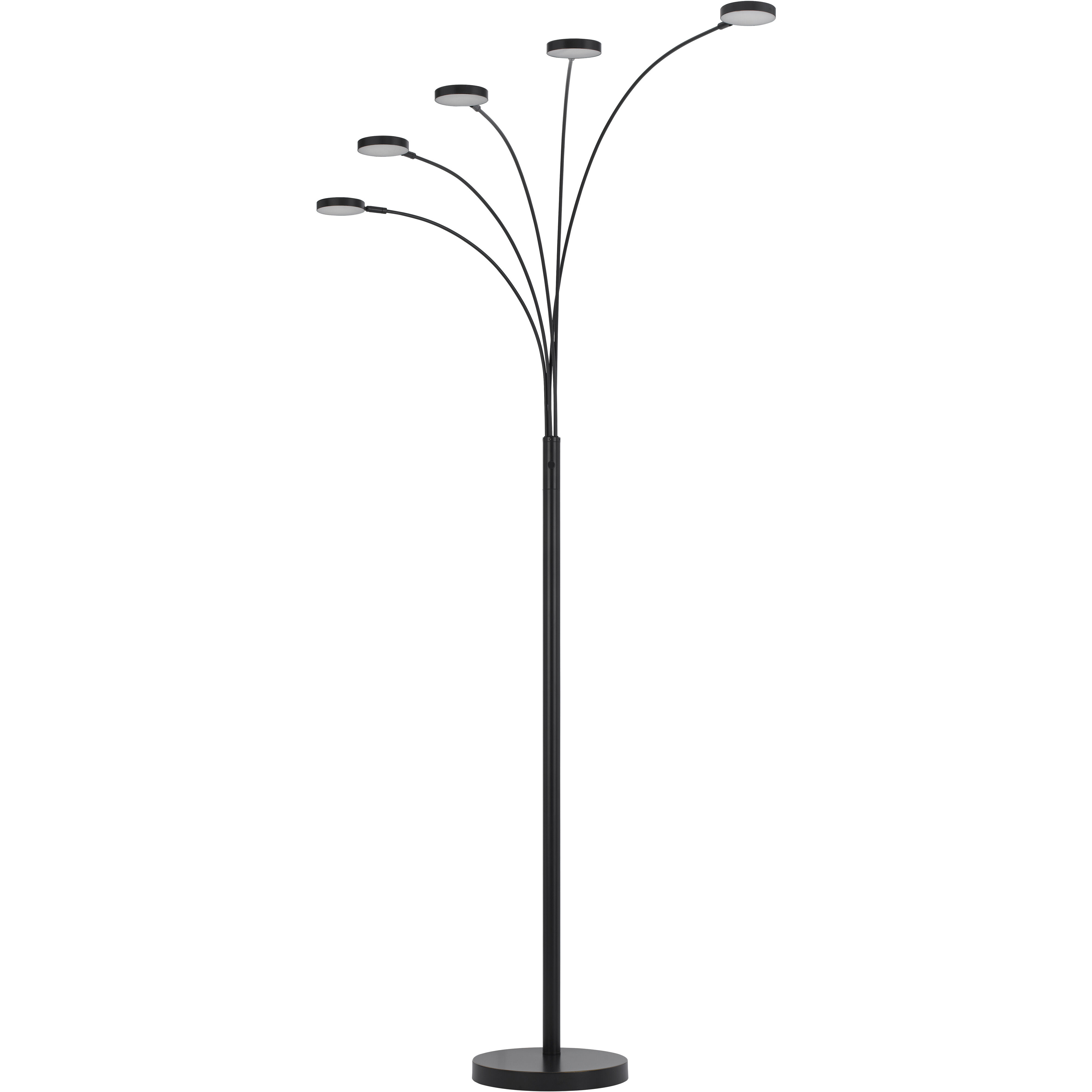 Malibu 5 Light 12.50 inch Floor Lamp