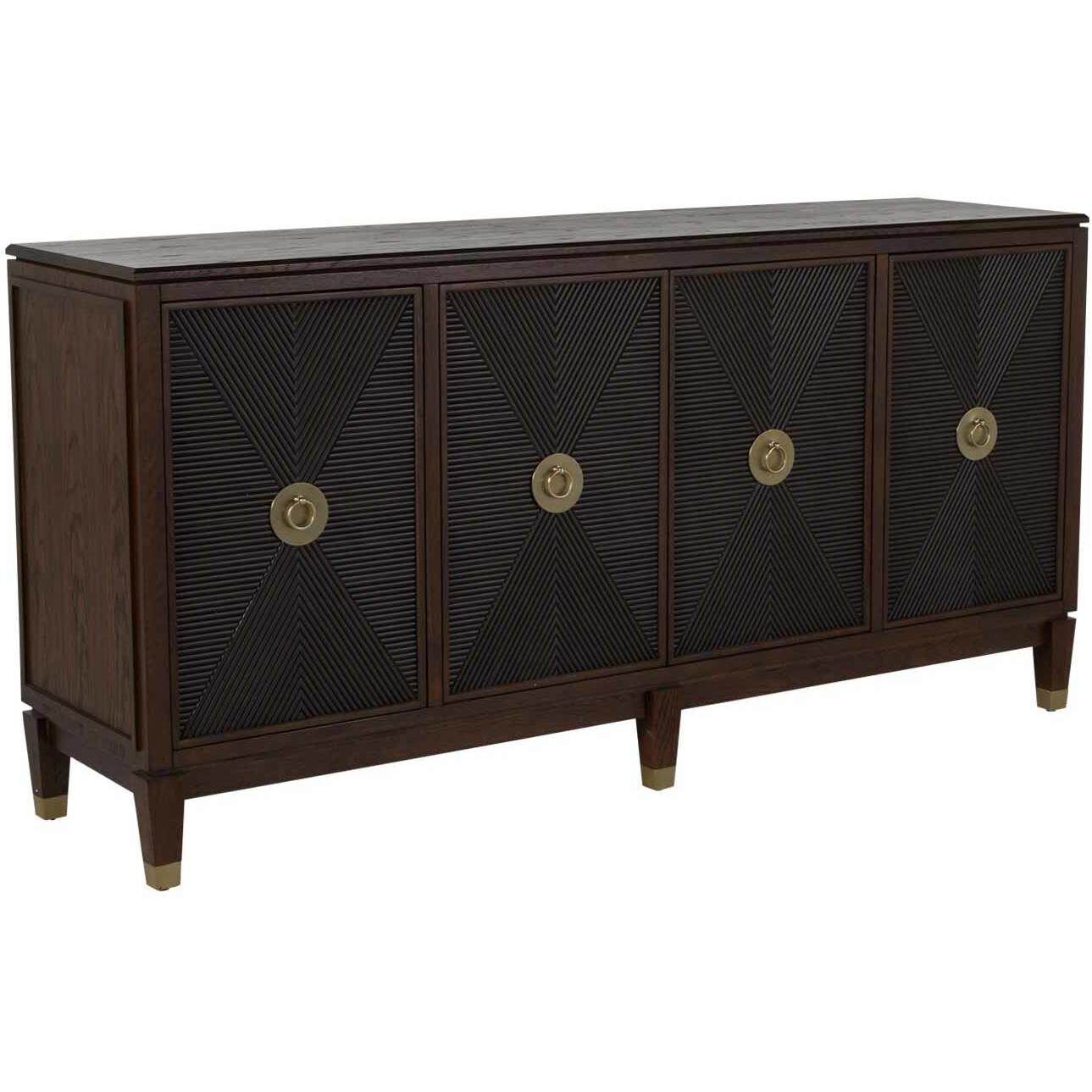 Saffron Stainless Champagne / Tuscan Brown Cabinet