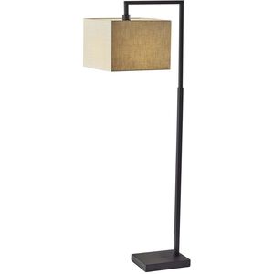 Richard 60 inch 100 watt Black Floor Lamp Portable Light