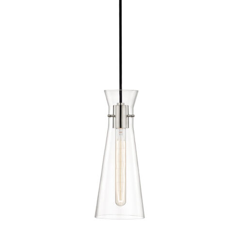 Anya 1 Light 6 inch Polished Nickel Pendant Ceiling Light
