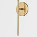 Tara 1 Light 5 inch Aged Brass ADA Wall Sconce Wall Light