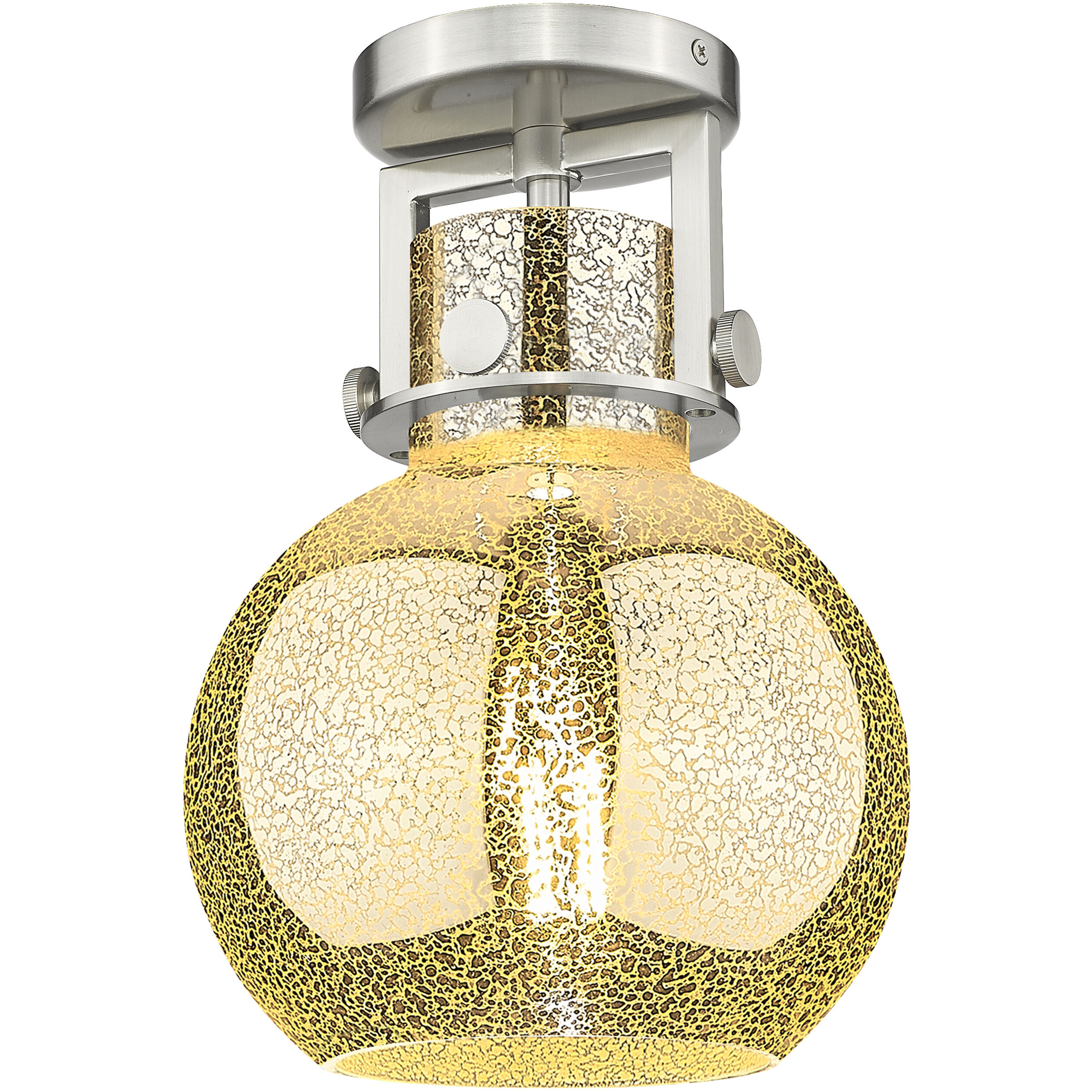 Newton Sphere 1 Light 8.00 inch Flush Mount