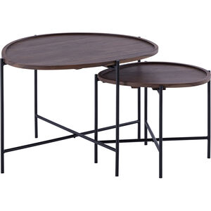 Koda 26 X 23 inch Walnut Table Set