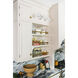 Kelsey 3 Light 25.25 inch Textured White Bath and Vanity Wall Light