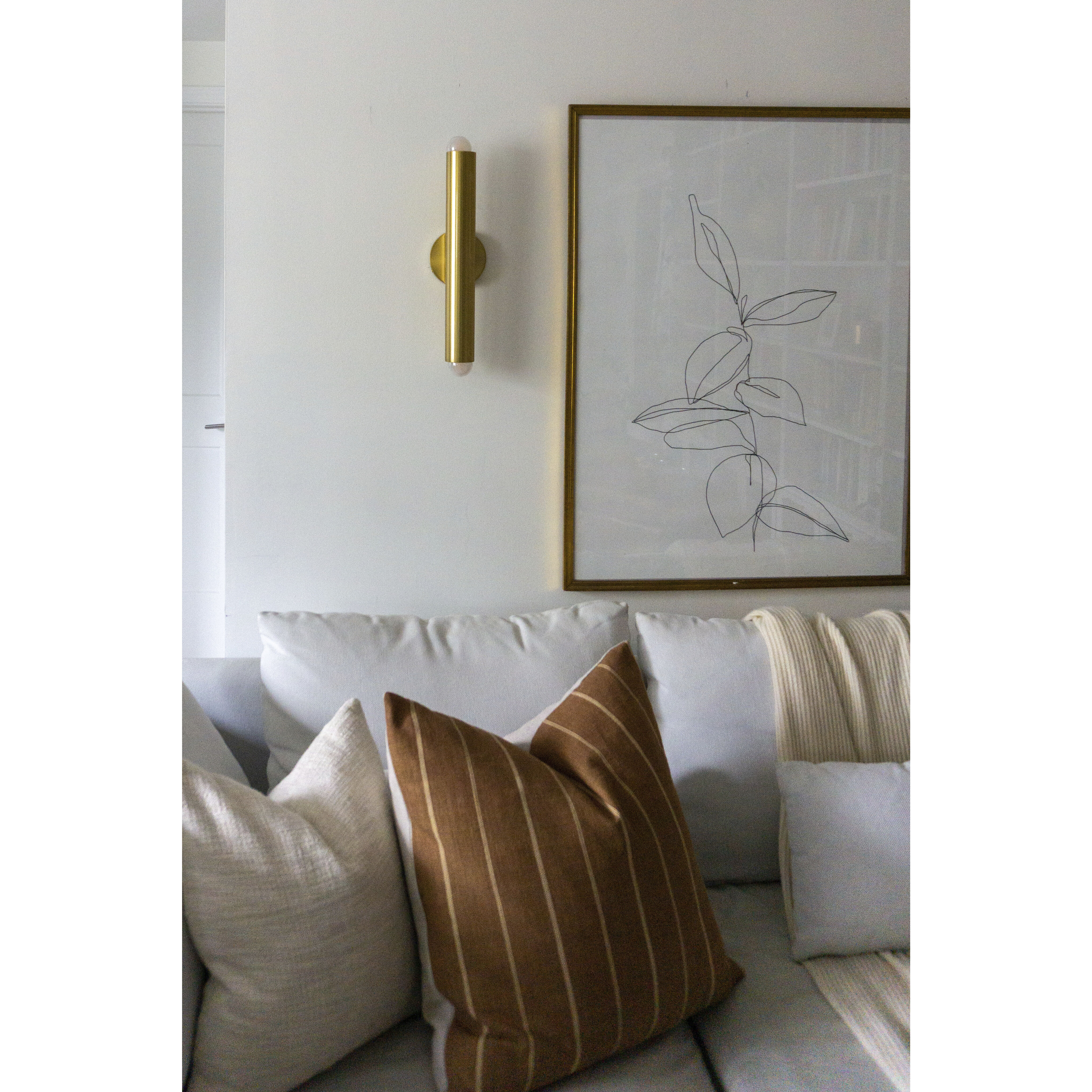 Taylor 2 Light Aged Brass Wall Sconce Wall Light 