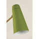 Alex 15 inch 60.00 watt Aged Brass and Soft Green Portable Wall Sconce Wall Light