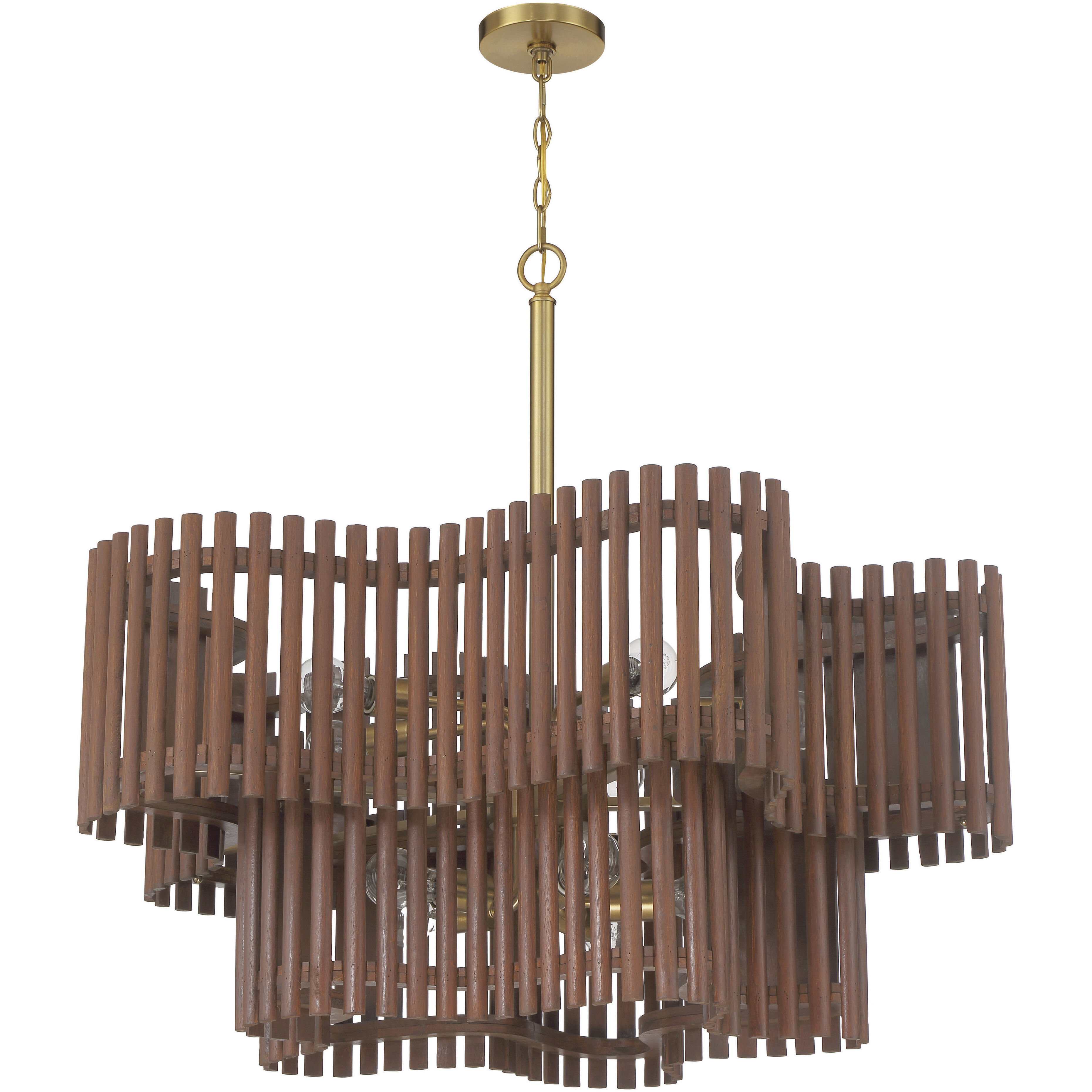 Freeform 10 Light 35.50 inch Chandelier