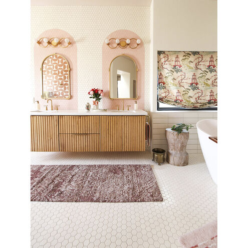 Hope 4 Light 28 inch Gold Leaf Bath And Vanity Wall Light