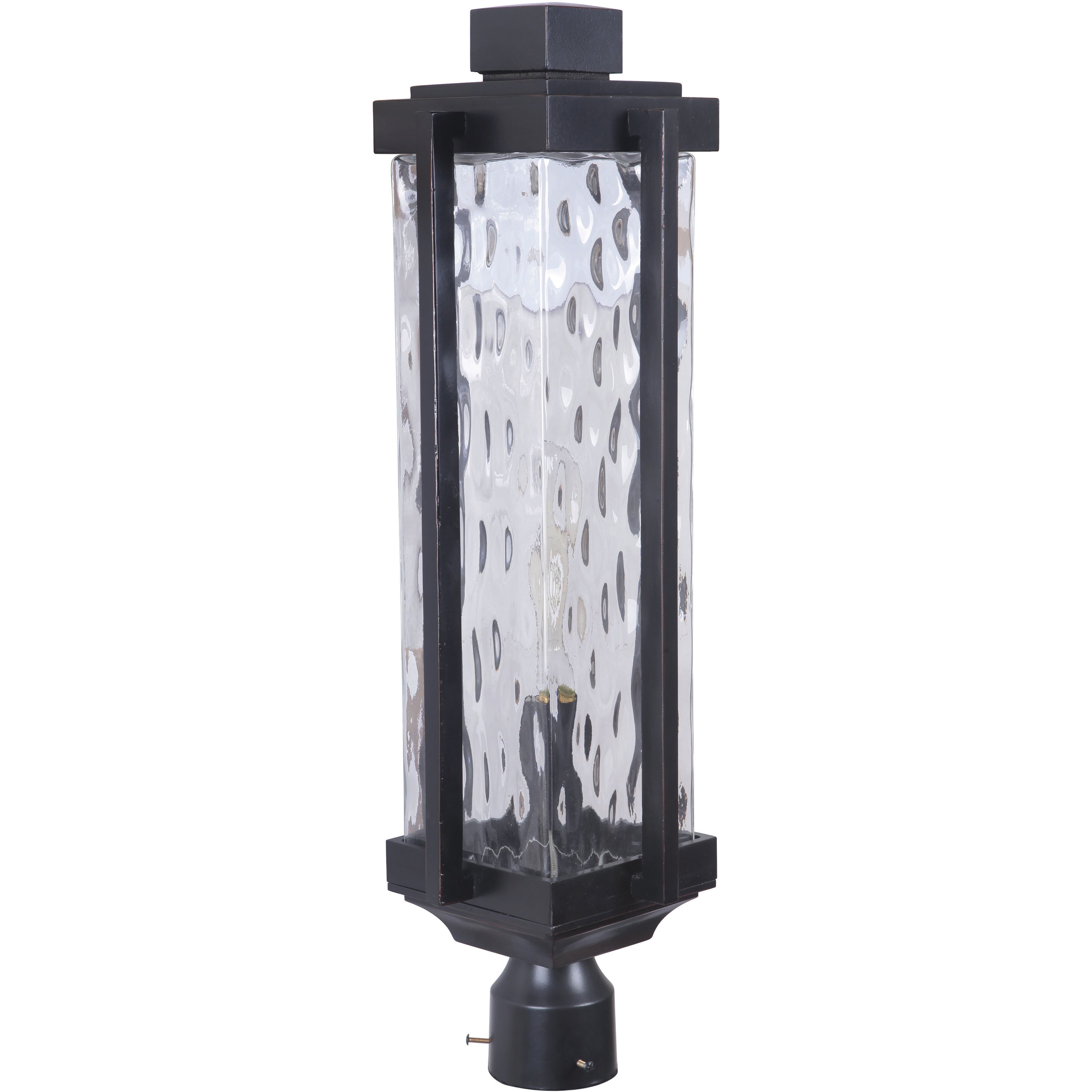 Pyrmont 1 Light 27 inch Oiled Bronze Gilded Outdoor Post Mount