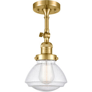 Franklin Restoration Olean 1 Light 6.75 inch Semi-Flush Mount