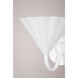 Kelsey 1 Light 7.5 inch Textured White Wall Sconce Wall Light