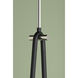 Whit 2 Light 7 inch Polished Nickel/Black Pendant Ceiling Light