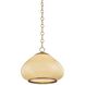 Maliah 1 Light 15.5 inch Patina Brass Pendant Ceiling Light