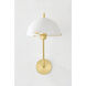 Atala 1 Light 9.75 inch Aged Brass Wall Sconce Wall Light