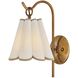 Eula 1 Light 7 inch Patina Brass Wall Sconce Wall Light