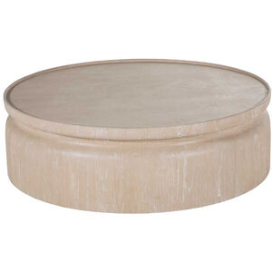Marta 50 X 50 inch Cerused Light Natural Coffee Table