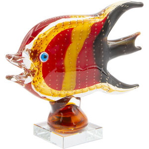 Bora Red Art Glass Sculpture