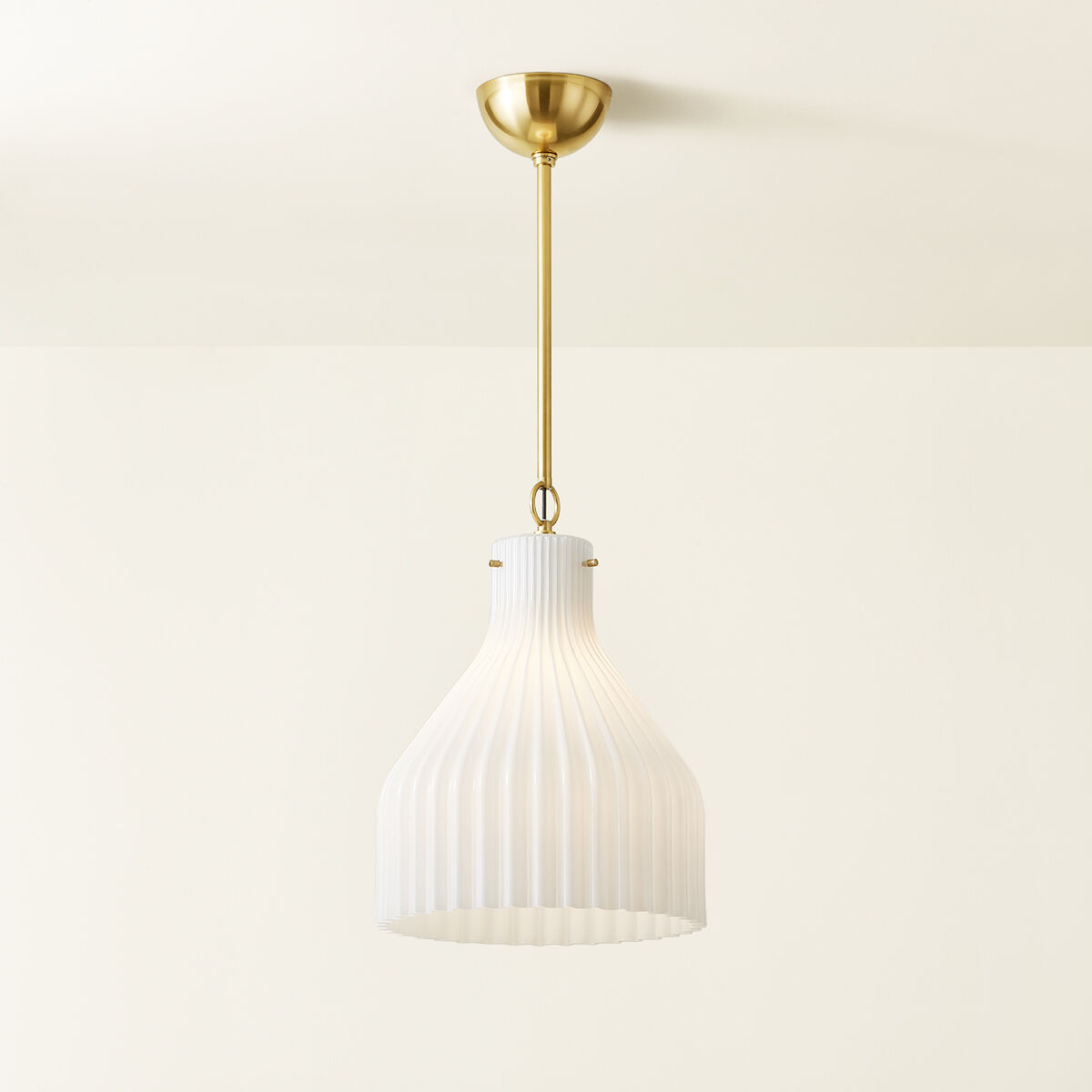 Corinthia 1 Light 14 inch Aged Brass Pendant Ceiling Light