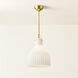 Corinthia 1 Light 14 inch Aged Brass Pendant Ceiling Light