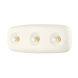 Colleen 3 Light 22 inch Aged Brass/Satin Ivory Bath And Vanity Light Wall Light