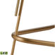 Scarab 66 inch 9 watt Satin Brass with Matte Black Floor Lamp Portable Light