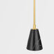 Jaimee 59 inch 60.00 watt Aged Brass Floor Lamp Portable Light 
