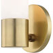 Lola LED 5 inch Aged Brass ADA Wall Sconce Wall Light