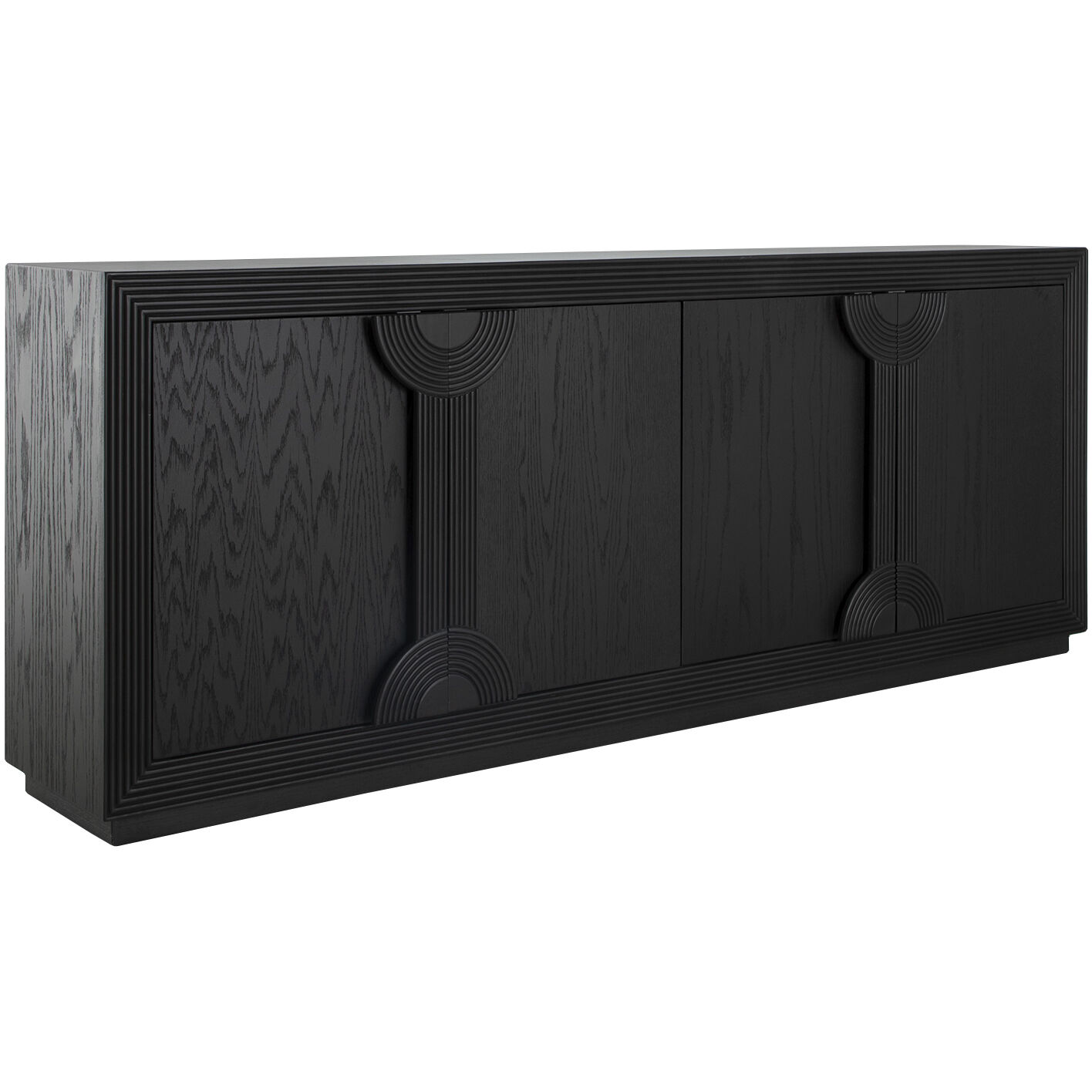 Areo Brushed Black Cabinet