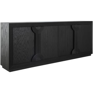 Areo Brushed Black Cabinet