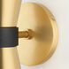 Angie LED 5 inch Aged Brass Wall Sconce Wall Light