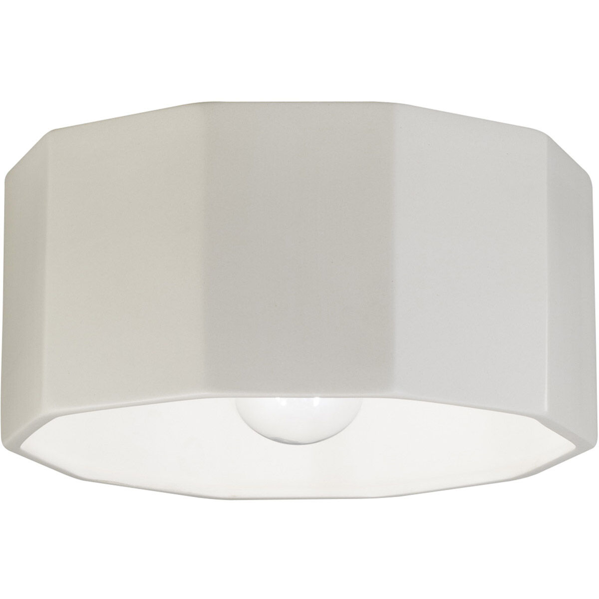 Radiance Collection 1 Light 12.25 inch Gloss Gray Outdoor Flush-Mount