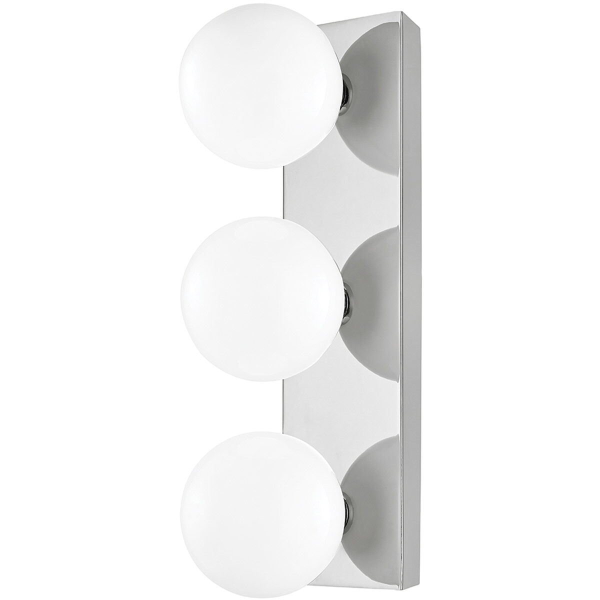 Aspyn 3 Light 18.25 inch Polished Nickel Bath Bracket Wall Light