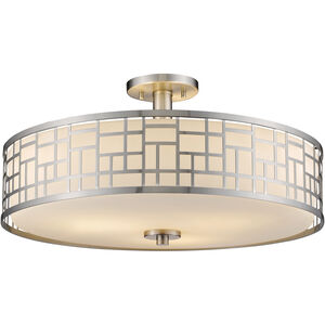 Elea 3 Light 20.50 inch Semi-Flush Mount