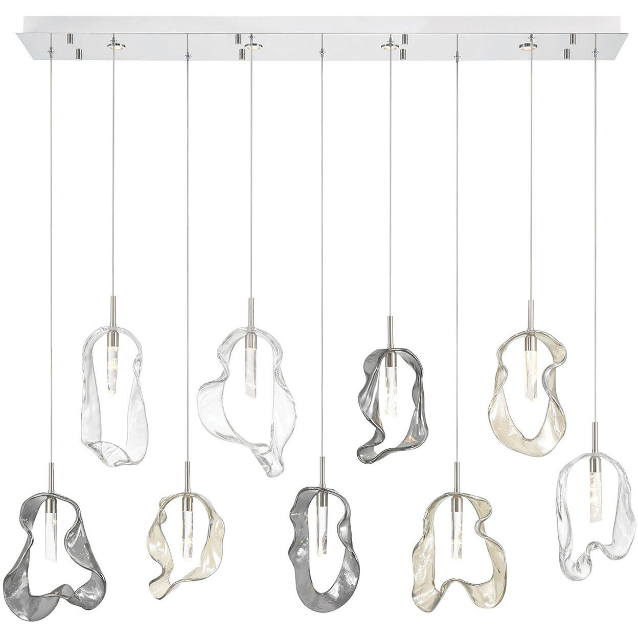 Norah 9 Light 8.00 inch Island Light