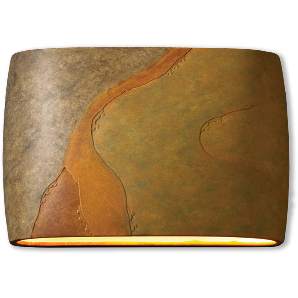 Ambiance Collection LED 10 inch Real Rust Outdoor Wall Sconce