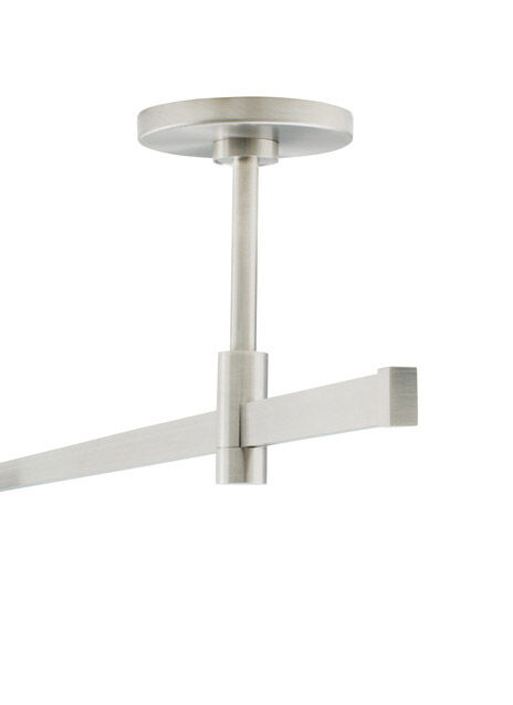 Ttrak Satin Nickel Track End Cap Ceiling Light