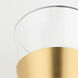 Angie LED 5 inch Aged Brass Wall Sconce Wall Light